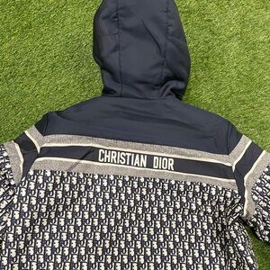 Christian Dior cropped Womens Navy Jacket Reversible